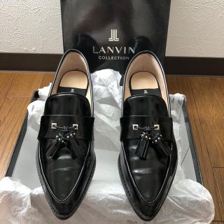 ランバンコレクション(LANVIN COLLECTION)のフラットシューズ(ローファー/革靴)