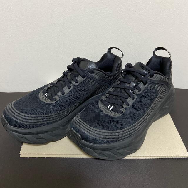 【中古美品】HOKA ONEONE BONDI6 WIDE 26.5cm メンズの靴/シューズ(スニーカー)の商品写真