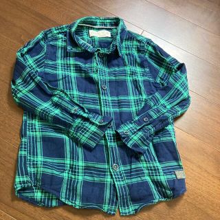 ザラキッズ(ZARA KIDS)のチェックシャツ　ZARA(Tシャツ/カットソー)