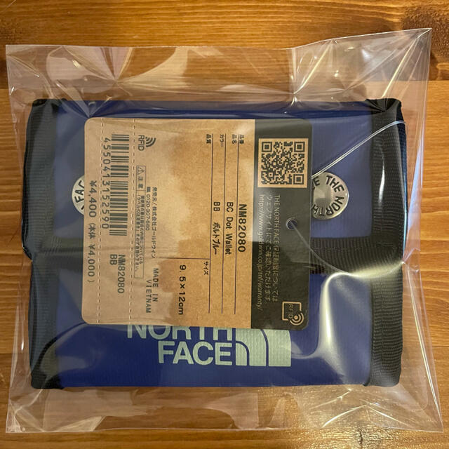 THE NORTH FACE(ザノースフェイス)の【新品未使用】THE NORTH FACE BC Dot Wallet ブルー メンズのファッション小物(折り財布)の商品写真