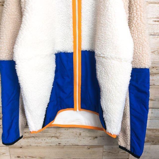 完売商品》NIKE ナイキ ボアフリースジャケット ホワイト 白 ブルー M