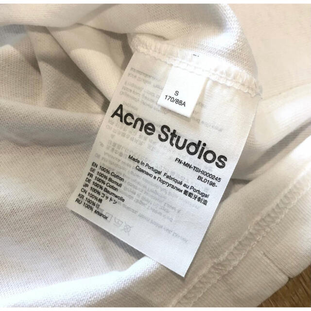 ACNE(アクネ)のアクネストゥディオズ　カットソー　バレンシアガ　マルジェラ　マルニ　ディオール メンズのトップス(Tシャツ/カットソー(半袖/袖なし))の商品写真