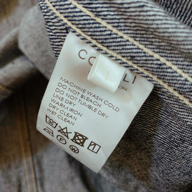COMOLI(コモリ)の【お値下げ】美品 コモリ COMOLI デニムジャケット サイズ1 メンズのジャケット/アウター(Gジャン/デニムジャケット)の商品写真