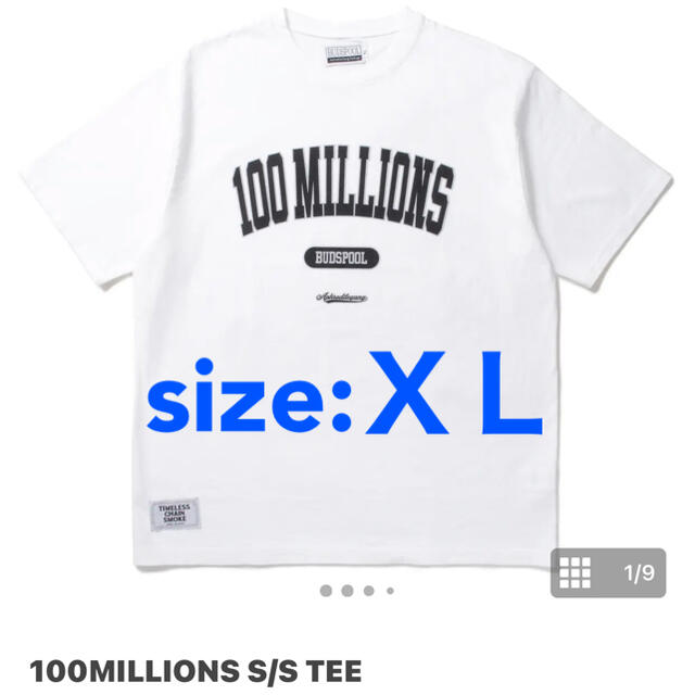 WACKO MARIA(ワコマリア)のAPHRODITEGANG 舐達麻　100MILLIONS Ｔシャツ メンズのトップス(Tシャツ/カットソー(半袖/袖なし))の商品写真