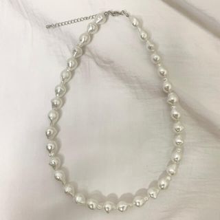 ☆niko*様専用(仮)【ハンドメイド】バロックパールネックレス (クリーム)(ネックレス)