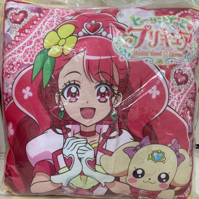 ヒーリングっどプリキュア　クッション エンタメ/ホビーのおもちゃ/ぬいぐるみ(キャラクターグッズ)の商品写真