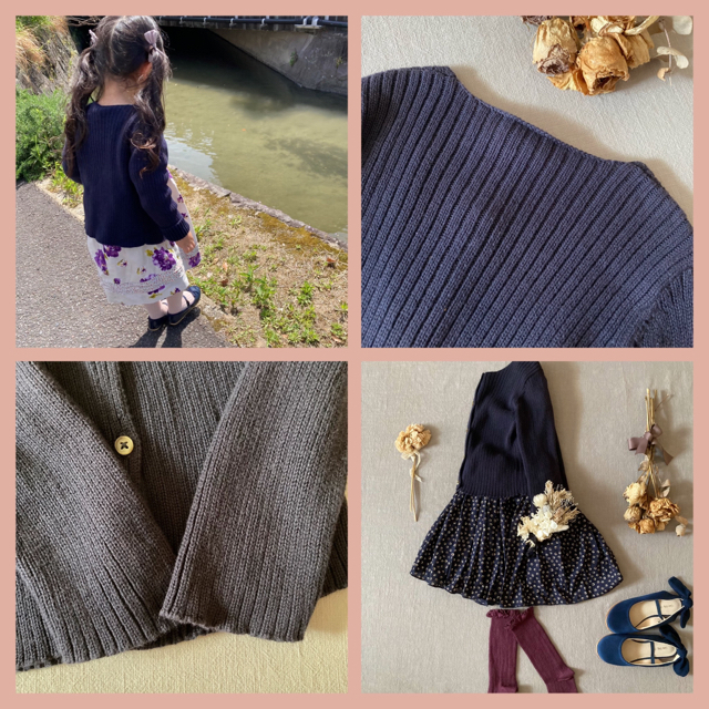 PETIT BATEAU(プチバトー)のかおママさまご専用です*̩̩̥୨୧˖  キッズ/ベビー/マタニティのキッズ服女の子用(90cm~)(カーディガン)の商品写真