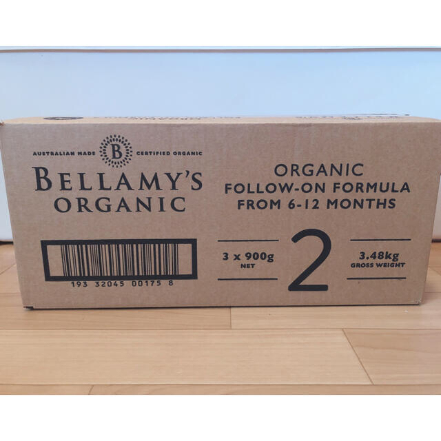 Bellamy'sOrganicベラミーズ専用箱入り粉ミルク【３缶セット】