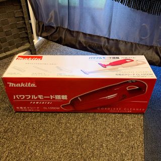 マキタ(Makita)のmakita マキタ 充電式クリーナー CL105DWR レッド 【新品】(掃除機)