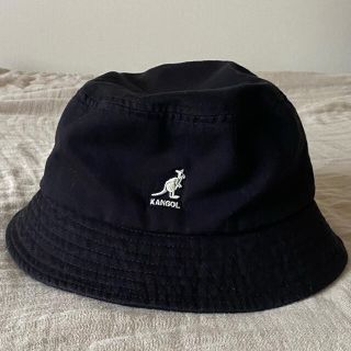 カンゴール(KANGOL)の【KANGOL 】ウォッシュドバケットハット　Ｌサイズ(ハット)