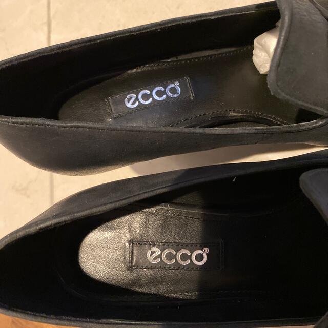 ECHO(エコー)の予約済み　ecco エコー　ハイヒール　黒　美品 レディースの靴/シューズ(ハイヒール/パンプス)の商品写真