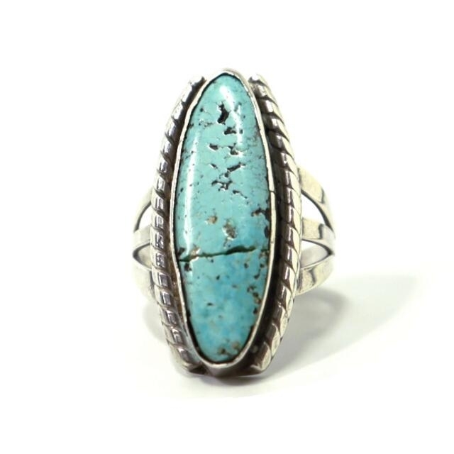 Vintage NAVAJO ヴィンテージ ナバホ ターコイズ リング メーカー販売