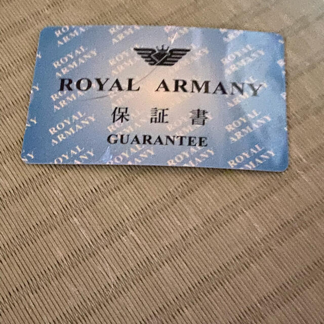 ROYAL ARMANY(ロイヤルアルマニー)のロイヤルアルマーニ　腕時計 メンズの時計(その他)の商品写真