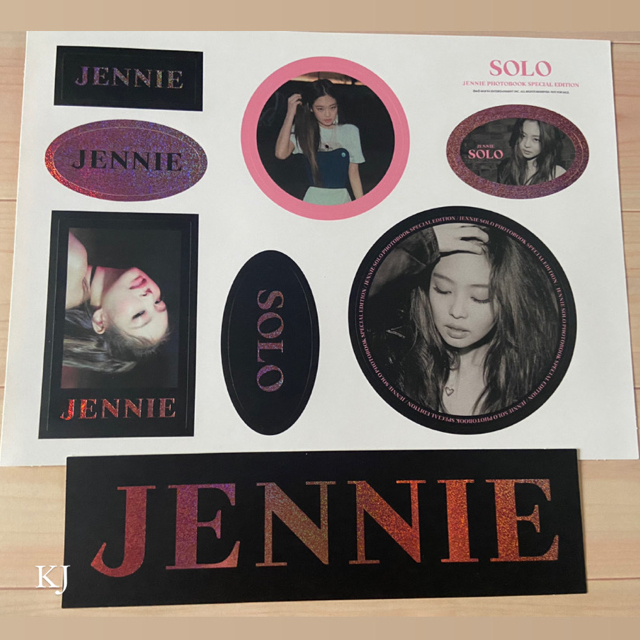 BLACKPINK ジェニ solo ステッカー セットの通販 by kuma's shop|ラクマ