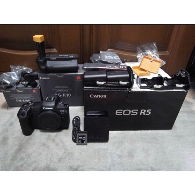 CANON　キヤノン　EOS　R5　付属品多数　極上美品 スマホ/家電/カメラのカメラ(デジタル一眼)の商品写真