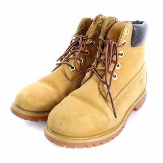 ティンバーランド(Timberland)のティンバーランド プレミアム ショートブーツ レザー 7.5 24.5cm 茶(ブーツ)