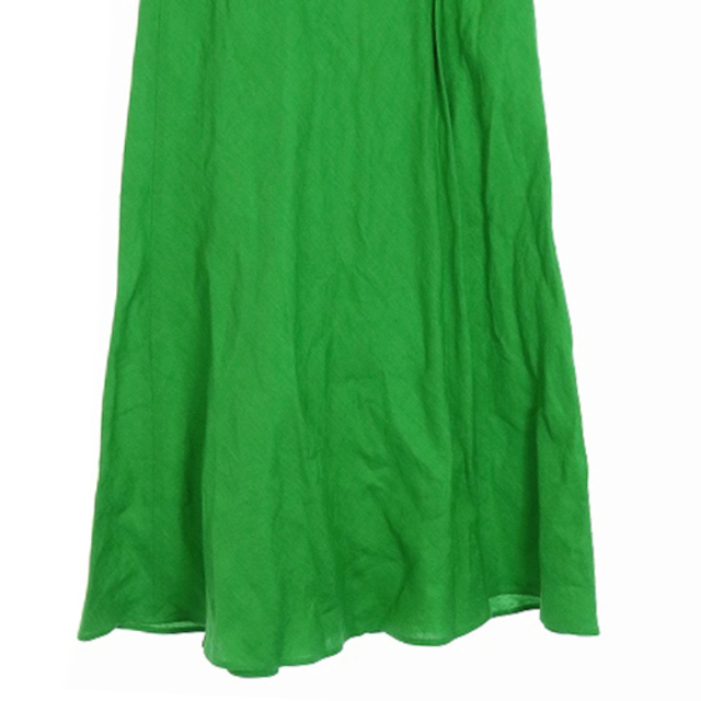 UNITED ARROWS(ユナイテッドアローズ)のユナイテッドアローズ 21SS UWCC リネンロングスカート 麻 36 S 緑 レディースのスカート(ロングスカート)の商品写真