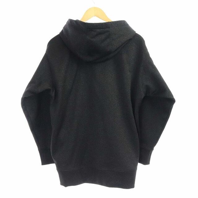 フェンディ パーカー ニット プルオーバー 長袖 ロゴ カシミヤ混 XS 黒