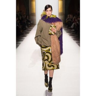 DRIES VAN NOTEN チョーカー フェザー グリーン