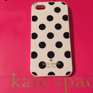 ケイトスペードニューヨーク(kate spade new york)のケイトスペード♠︎ i-phone5/5s ケース ドット●○(iPhoneケース)