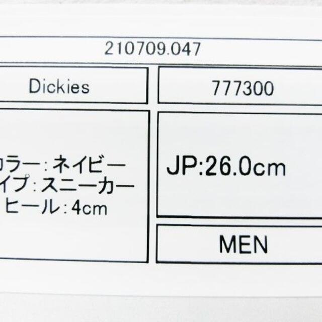 Dickies(ディッキーズ)のジェニュインディッキーズ カジュアルメッシュスニーカー ネイビー 26.0cm メンズの靴/シューズ(スニーカー)の商品写真