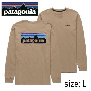 パタゴニア(patagonia)の正規◆レア◆パタゴニア ロンT Patagonia P-6 ベージュ　L(Tシャツ/カットソー(七分/長袖))