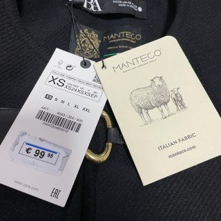 ZARA× manteco バックル付きケープコート　なぐもふうか