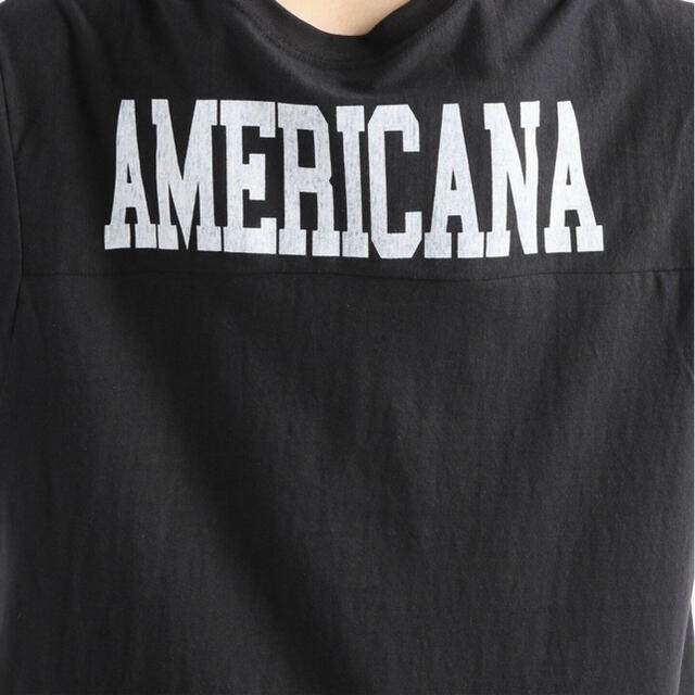 AMERICANA(アメリカーナ)のAP STUDIO◆AMERICANA 別注 フットボールロングTシャツ レディースのトップス(カットソー(長袖/七分))の商品写真