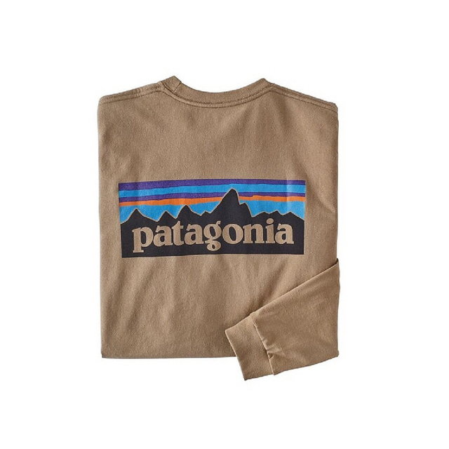 patagonia(パタゴニア)の正規◆レア◆パタゴニア ロンT Patagonia P-6 ベージュ　XXL メンズのトップス(Tシャツ/カットソー(七分/長袖))の商品写真