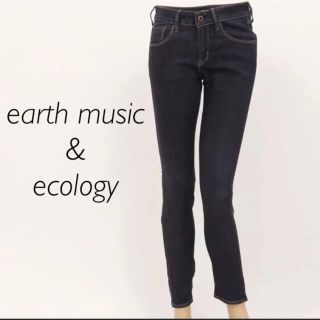 アースミュージックアンドエコロジー(earth music & ecology)のアースミュージック&エコロジー　ノンウォッシュスキニー　デニム(デニム/ジーンズ)