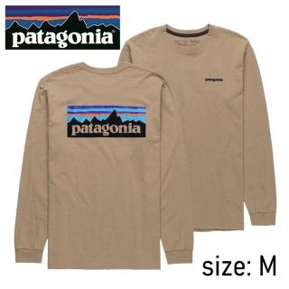 パタゴニア(patagonia)の正規◆レア◆パタゴニア ロンT Patagonia P-6 ベージュ　M(Tシャツ/カットソー(七分/長袖))