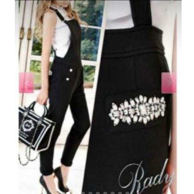 【即発送可能】 Rady - レディ ビジューサロペット【美品】レディ バックビジューサロペット♡匿名配送 サロペット+オーバーオール 【即発送可能】 Rady - レディ ビジューサロペット【美品】レディ バックビジューサロペット♡匿名配送 サロペット+オーバーオール