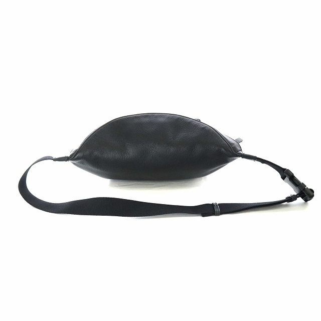 Balenciaga(バレンシアガ)のバレンシアガ ボディバッグ ウエストバッグ ショルダー レザー 黒 552375 メンズのバッグ(ボディーバッグ)の商品写真