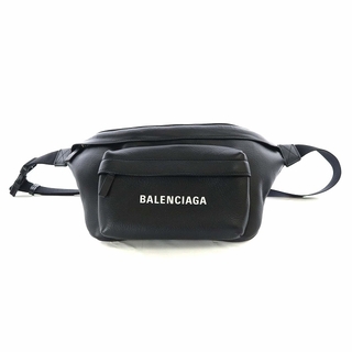 バレンシアガ(Balenciaga)のバレンシアガ ボディバッグ ウエストバッグ ショルダー レザー 黒 552375(ボディーバッグ)
