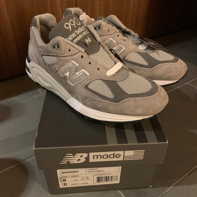 値下げ　new balance M990 GR2 GY2 26cm 新品未使用