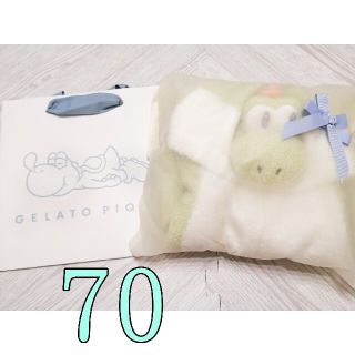 ジェラートピケ(gelato pique)のヨッシー ジェラートピケ ジェラピケ マリオ ベビー ロンパース(ロンパース)