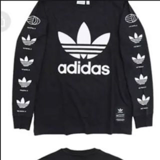 アディダス(adidas)のアディダス オリジナルス Tシャツ 長袖 ビッグ ロゴ 新品 未使用(Tシャツ/カットソー(七分/長袖))