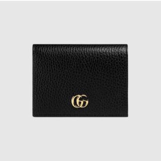 グッチ(Gucci)のGUCCI レザーカードケース　コインケース　GGマーモントレザー(財布)