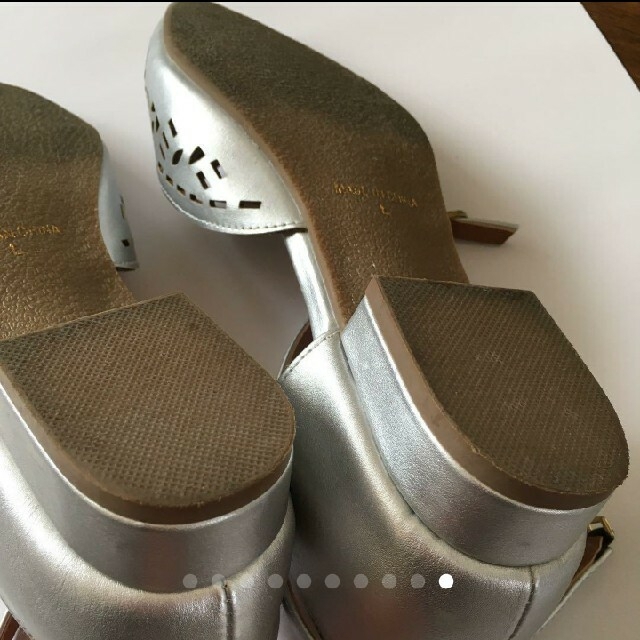 カットモチーフ パンプス サンダル Ｌサイズ レディースの靴/シューズ(ハイヒール/パンプス)の商品写真