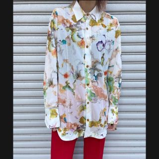 アメリヴィンテージ(Ameri VINTAGE)のMURRAL×jurk / sheer palette shirt(シャツ/ブラウス(長袖/七分))