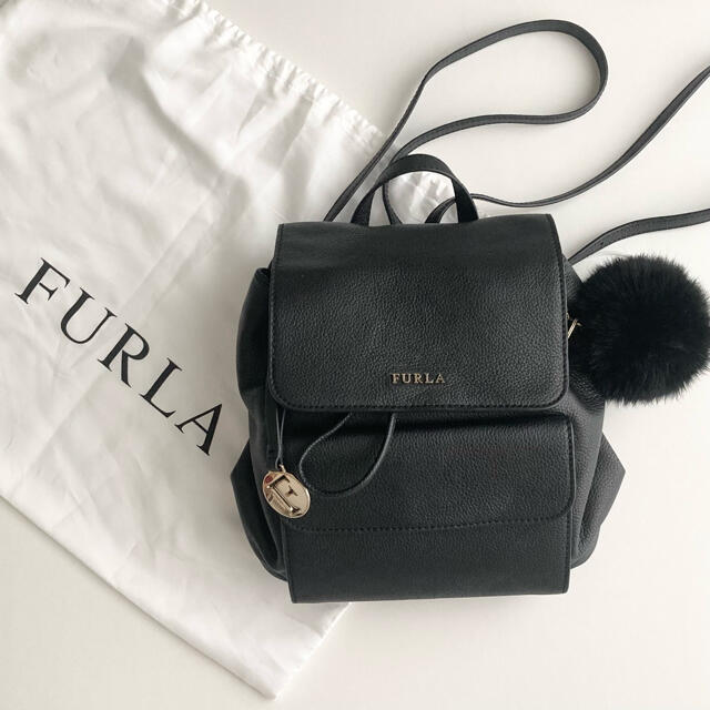 フルラ　FURLA   リュック　バッグ　ブラック