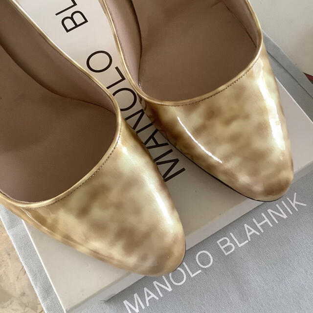 MANOLO BLAHNIK - レア新品!憧れのマノロブラニク 上品ラウンドトゥ