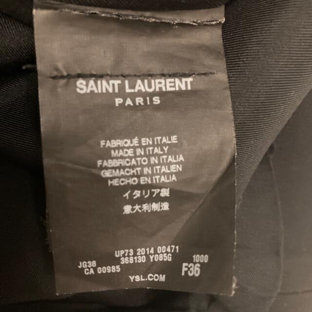 好評 ミニスカート Laurent 正規品 SAINT ブラック LAURANT サン