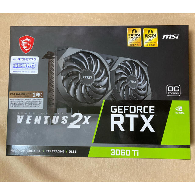 欲しいの MSI RTX 3060Ti VENTUS 2X 8G OCV1 LHR PCパーツ - rinsa.ca