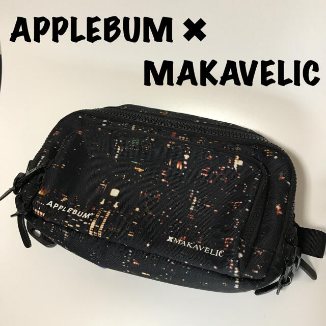APPLEBUM(アップルバム)のAPPLEBUM MAKAVELIC コラボ アップルバム ウエストポーチ 総柄 メンズのバッグ(ウエストポーチ)の商品写真