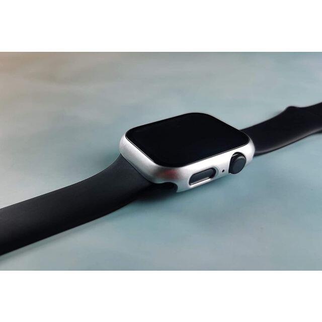【A65】Apple Watch 画面保護ケース 耐衝撃 40mm(シルバー) スマホ/家電/カメラのスマホアクセサリー(その他)の商品写真