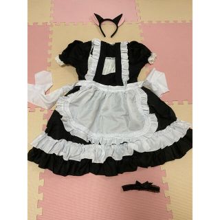 未使用自宅保管品☆メイド コスプレ衣装(衣装一式)