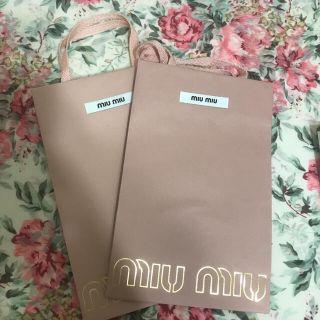 ミュウミュウ(miumiu)の♡miumiu♡(ショップ袋)