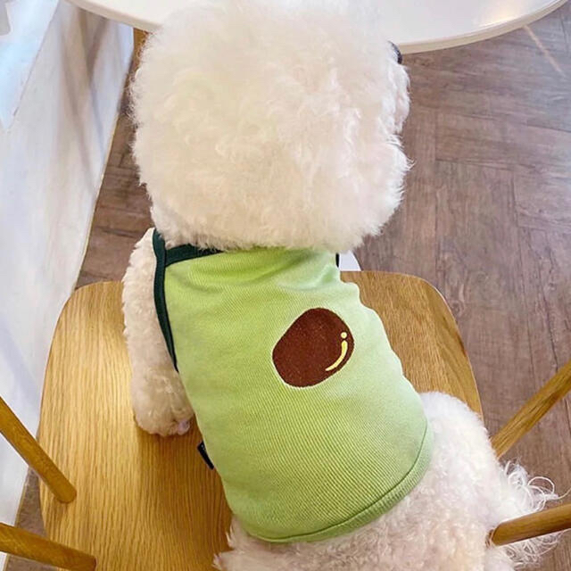 犬服♡ドッグウェア♡アボカド　キャミソール ハンドメイドのペット(ペット服/アクセサリー)の商品写真