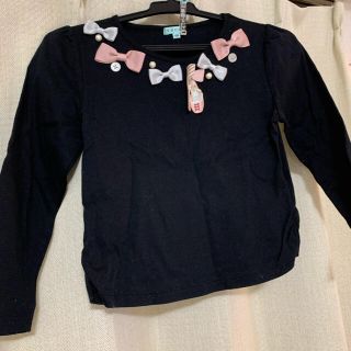 トッカ(TOCCA)の【いちごまん様専用】tocca キッズ110黒カットソー　ロンT【プレゼント付】(Tシャツ/カットソー)